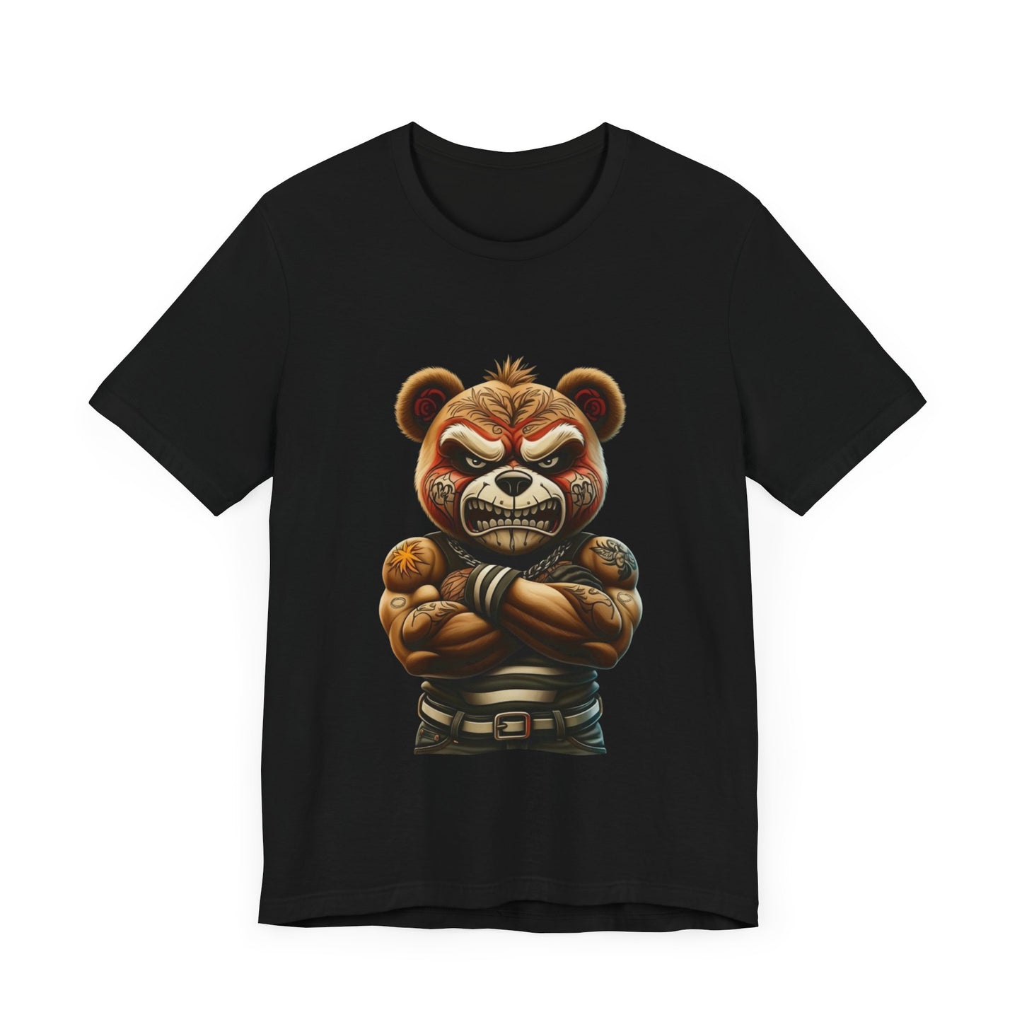 Fierce Bear Graphic Tee - Unisex Short Sleeve T-Shirt