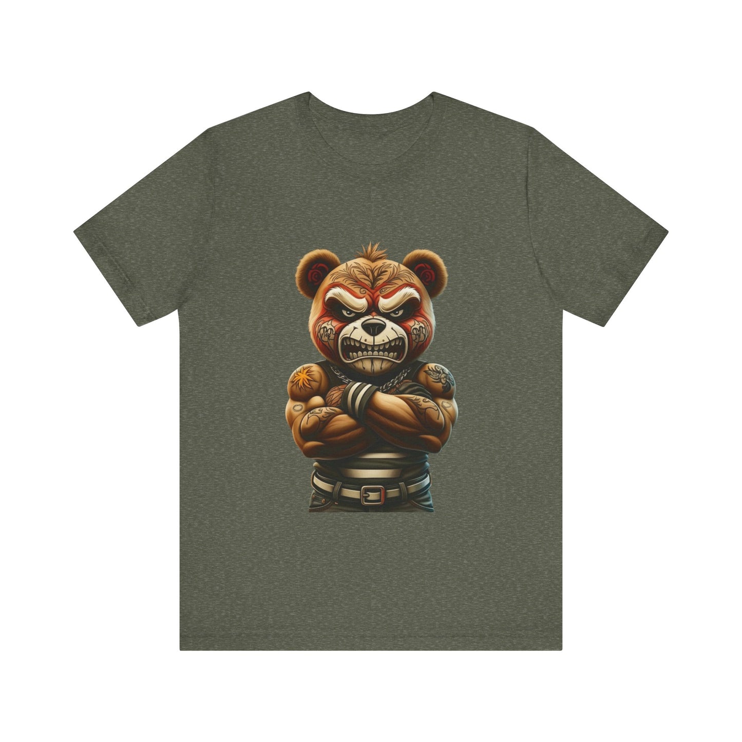 Fierce Bear Graphic Tee - Unisex Short Sleeve T-Shirt