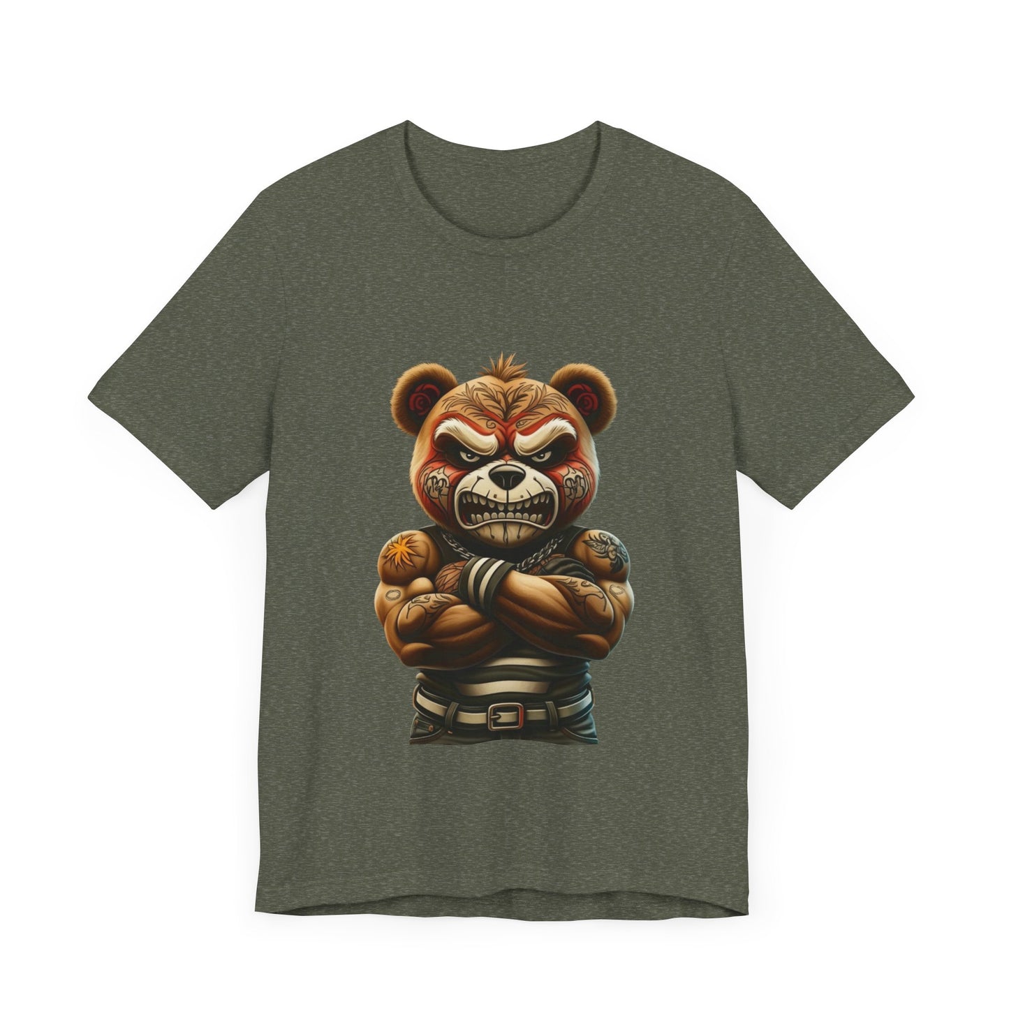 Fierce Bear Graphic Tee - Unisex Short Sleeve T-Shirt