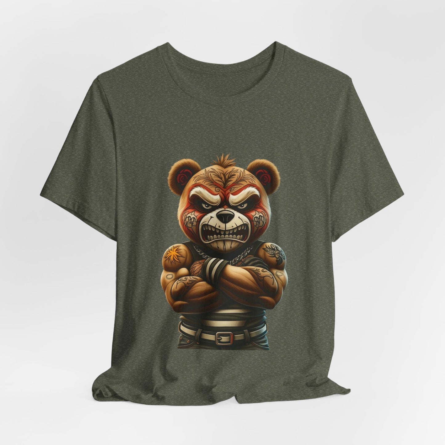 Fierce Bear Graphic Tee - Unisex Short Sleeve T-Shirt